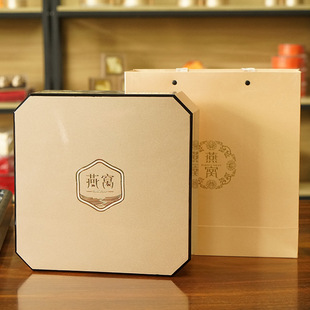 Champagne Gold Cordyceps Box Luxury Solid Wood Empty Box Cordyceps Bird's Nest Packaging Box Premium Gift Box 250g Pack