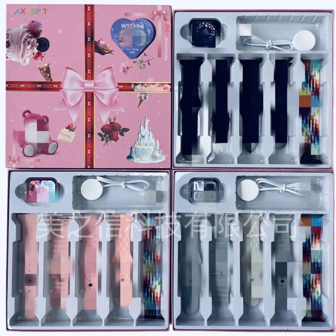 W10Mini Bluetooth Call 5+1 Set Smart Watch Ladies Watch