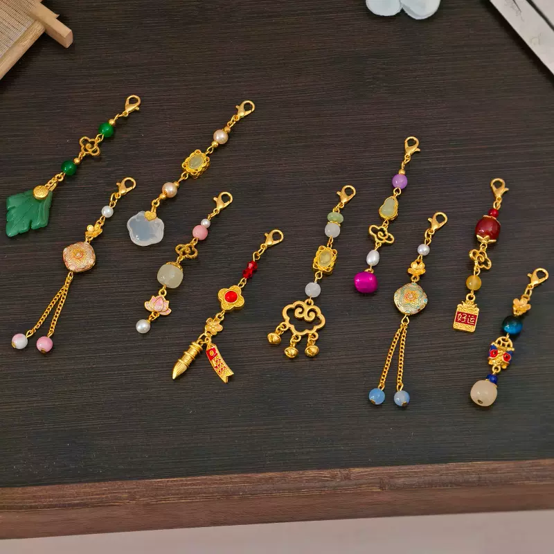 古风流苏吊坠旗袍压襟挂饰保色平安扣挂件中式diy手工艺品小饰品