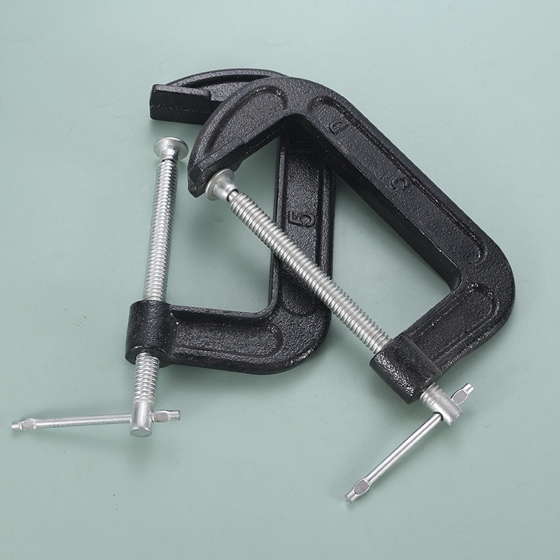 Las ventas de la fábrica de hierro fundido de luz Clip en forma de G Clip en forma de D Clip de carpintería tipo C accesorio fijo Clip de carpintería G (pesado)