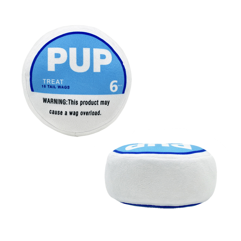 Nuevo transfronterizo PupperDecky Parody Dog Toy Perro roer y chirriar juguete de peluche para aliviar el aburrimiento