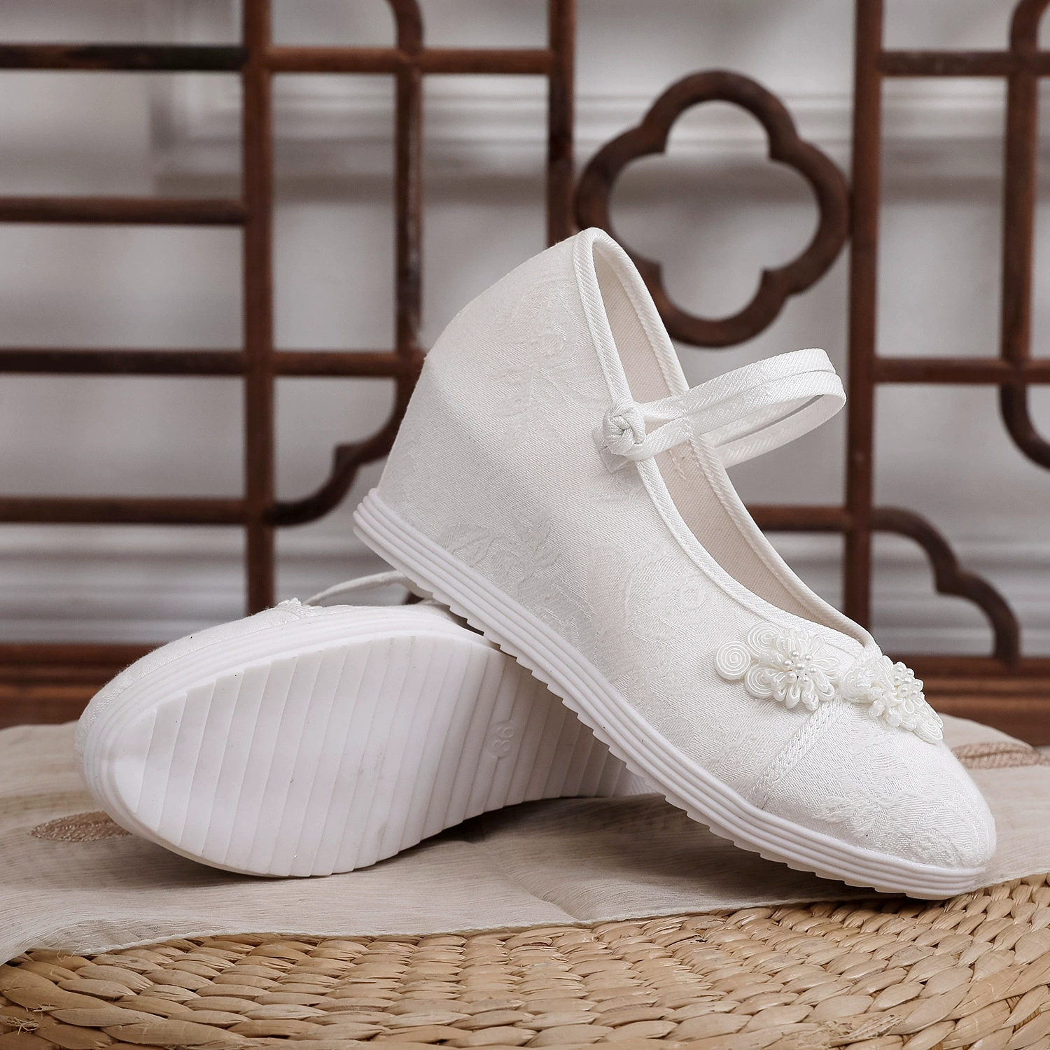 Hanfu, spring summer footwear, high slip-ons, ethnic shoes, ethnic style