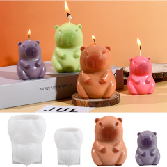Yixing diy 接着剤モールドカピバラ人形アロマキャンドルシリコーンモールド装飾品クロスボーダー限定