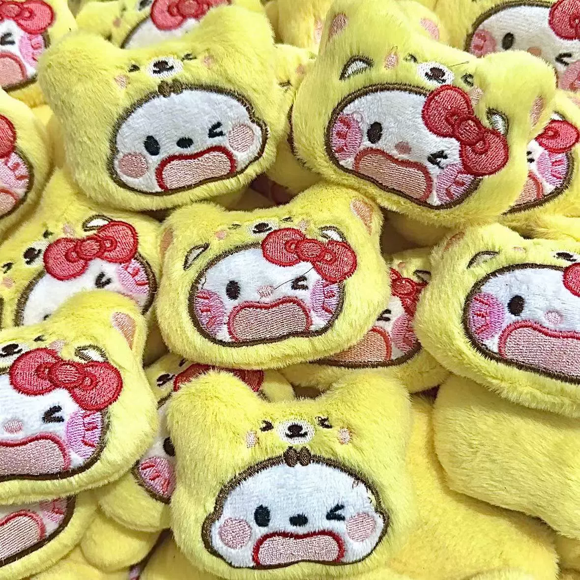 Сливочная головка кошки мультфильм чучела животных DIY аксессуары декоративные аксессуары шапка одежда аксессуары носки для волос