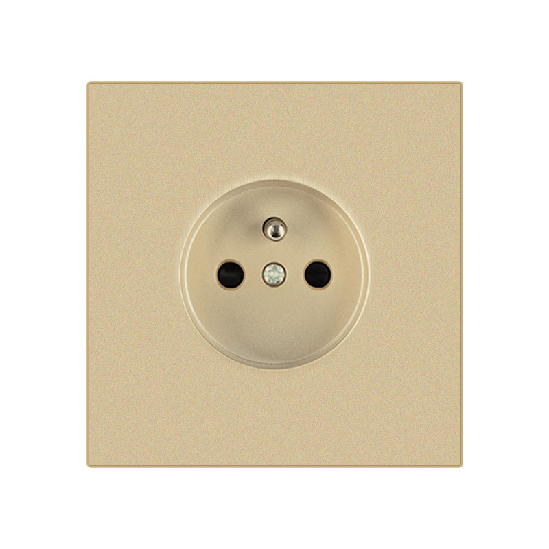 86型英标法式插座面板一开多功能带Typec+USB插座轻触亚克力外贸