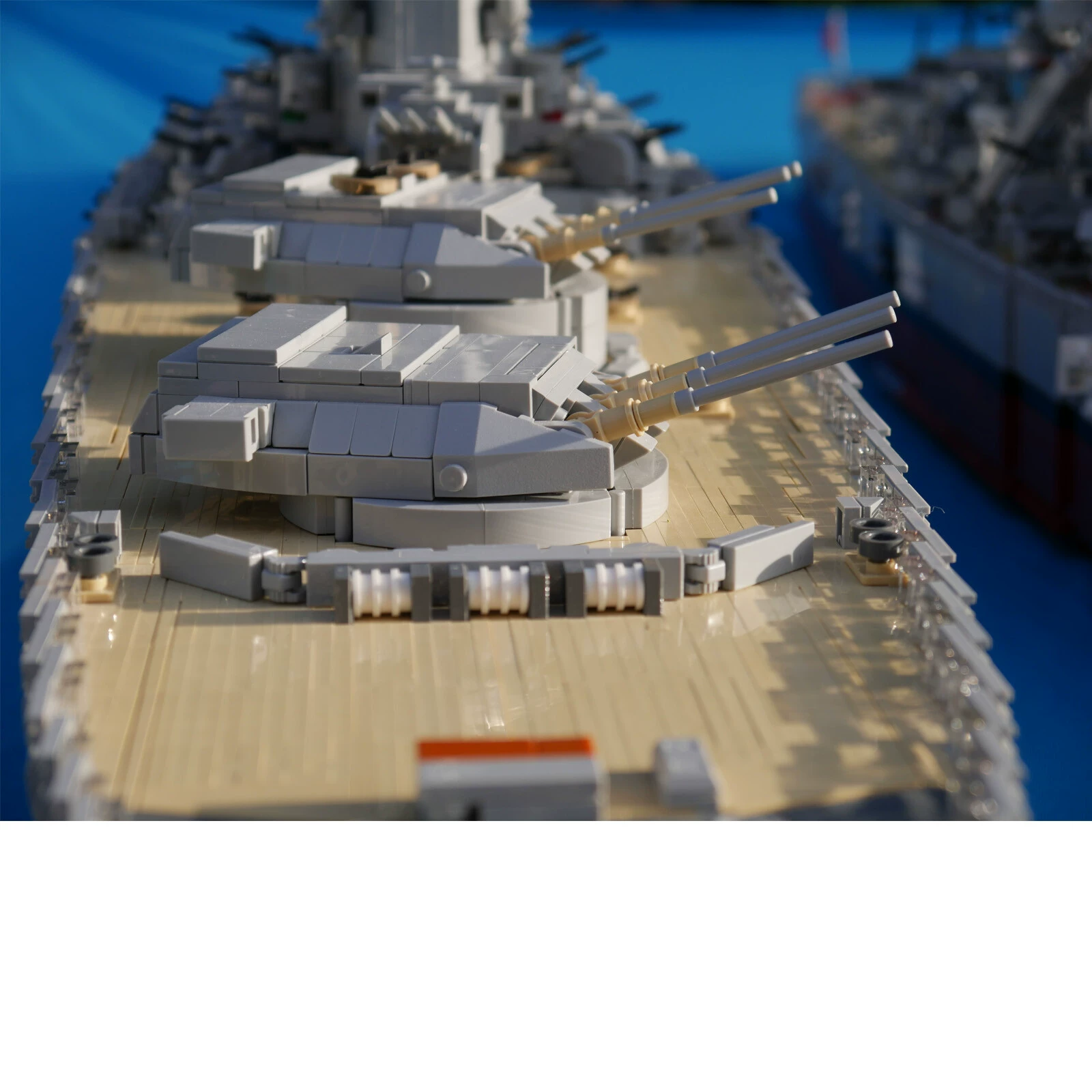 Конструктор MOC линкор IJN Yamato, масштаб 1:200, 8 717 деталей