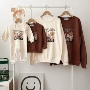 四口新款秋冬卡通爬服