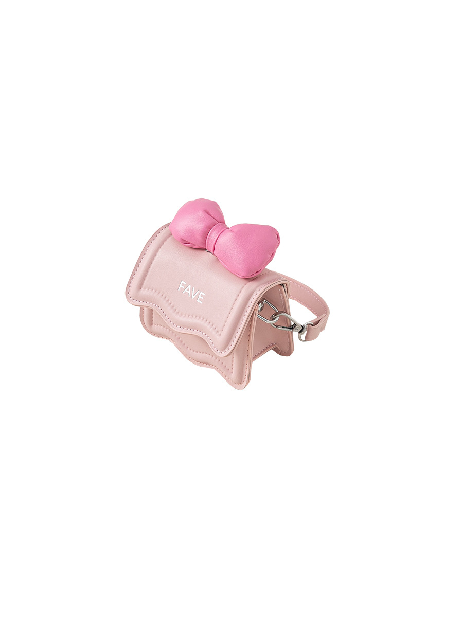 Babycity bolso de los niños niña arco mini bolso cuadrado bolsa hombro marea PS24018