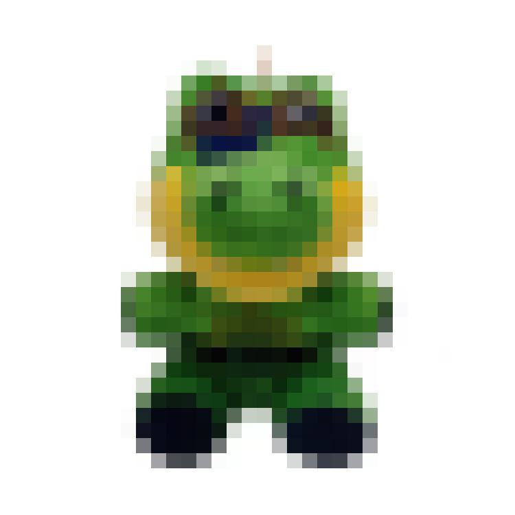 Green crocodile / 18cm