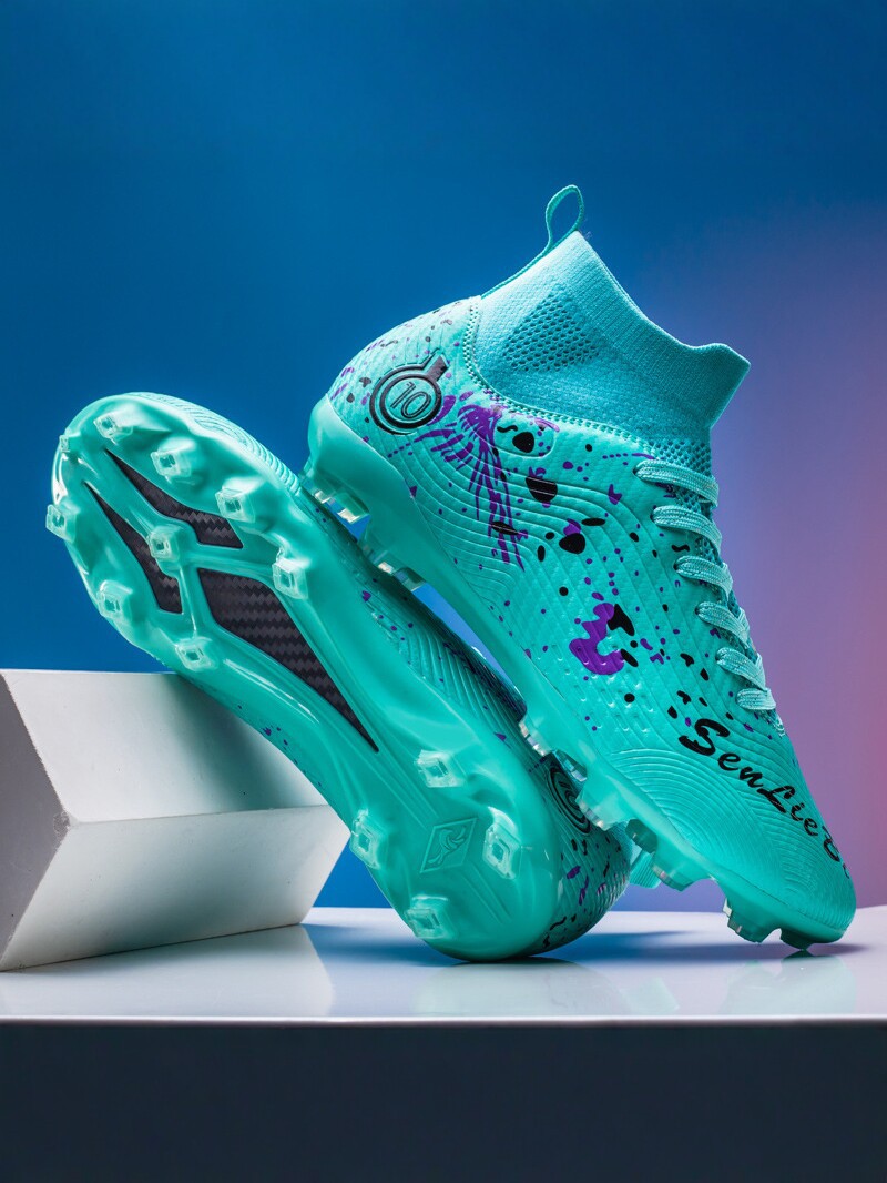 Zapatos de fútbol de alto nivel transfronterizos para niños y niñas, zapatos de entrenamiento para adultos, TF, zapatos de entrenamiento de clavos transpirables, zapatos deportivos profesionales antideslizantes