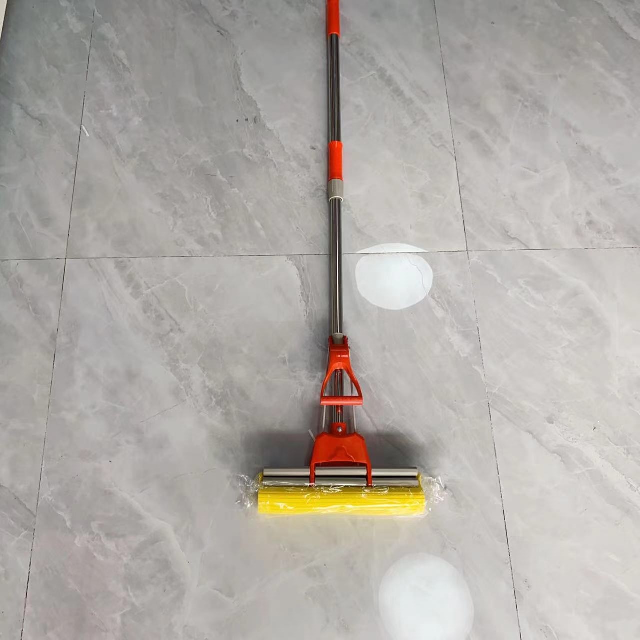 Weijia 102 trapeador de 27 cm trapeador de goma de doble presión trapeador de esponja absorbente sin lavado a mano