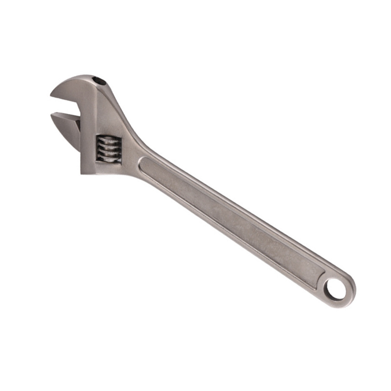 轻硬防磁钛合金活动扳手航天级无磁活口扳手公制300mm钛合金扳手