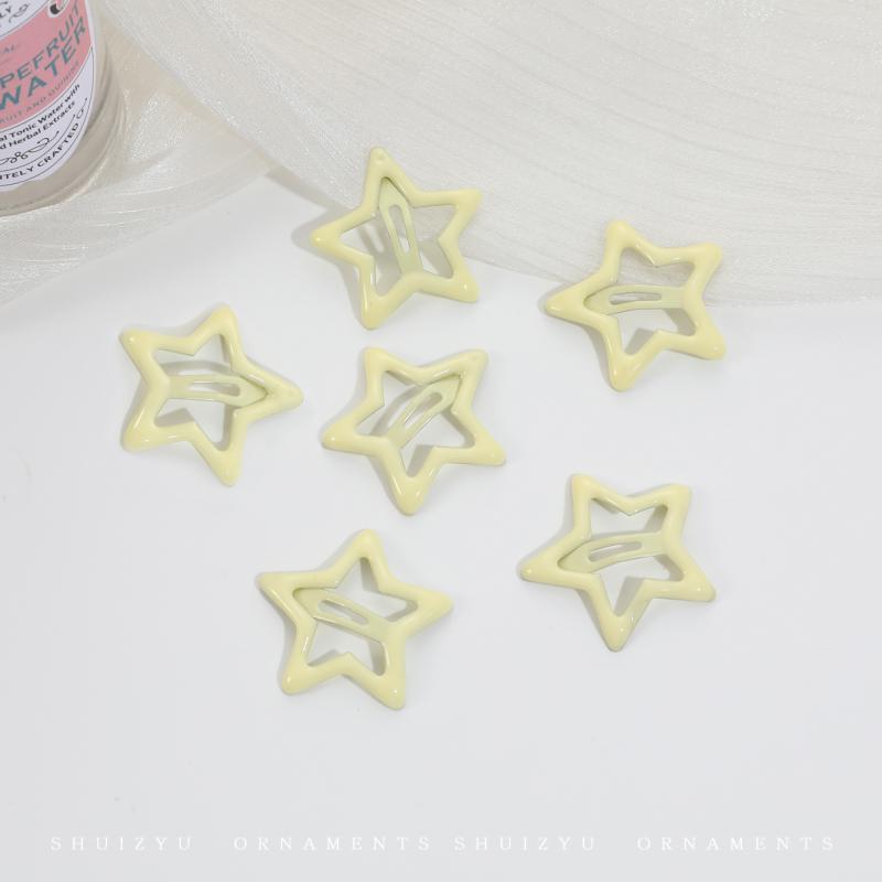 Sweet girl star clip para el cabello 2025 nuevo clip para el cabello de bebés femininos clip para el cabello lateral clip para el cabello de color