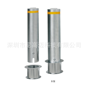 Primary School Door Stop Car 304 Stainless Steel Anti-collision Column Pre-embedded Parking Column Mobile Isolation Road Pile Manufacturer in Stock