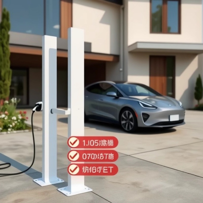 Universal Mounting Bracket for Car Charging Pile Column Byd Tesla Parking Space 4S Store Underground Garage Pole