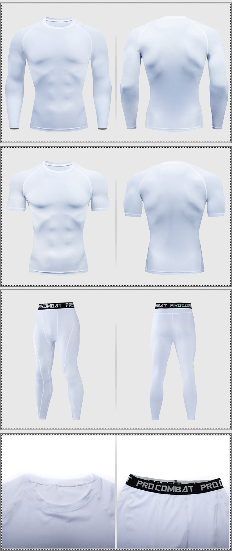 Women's Clothing Men's Animation Sportswear Set Tights Fitness Shorts Base Layer Quick Drying Running Track And Field Training High Elasticity_ecoleips.com