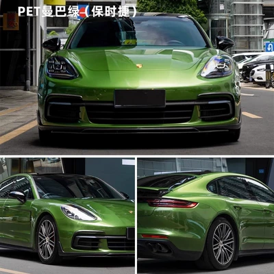 Auto Color Change Film | Series Ppf Paint Protection Film - pet-metallic-mamba-green-porsche-152m-17m