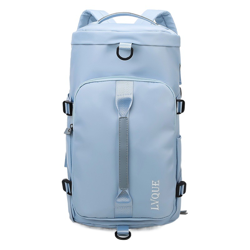 Nuevo multi-funcional de tres usos mochila de edredón de viaje de gran capacidad de separación húmeda y seca Mochila deportiva almacén de zapatos independiente bolsa de fitness