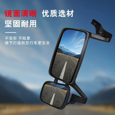 Large field of view rear view auxiliary mirror Suitable for