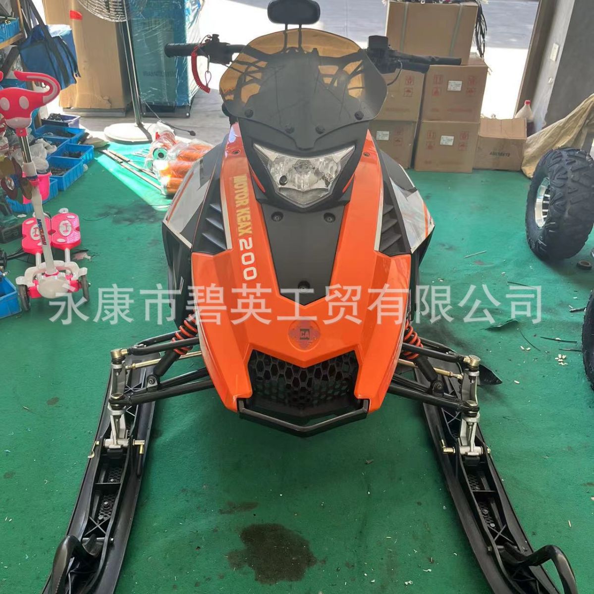 户外滑雪场地车200cc地全地形沙滩车摩托车履带雪地成人雪橇