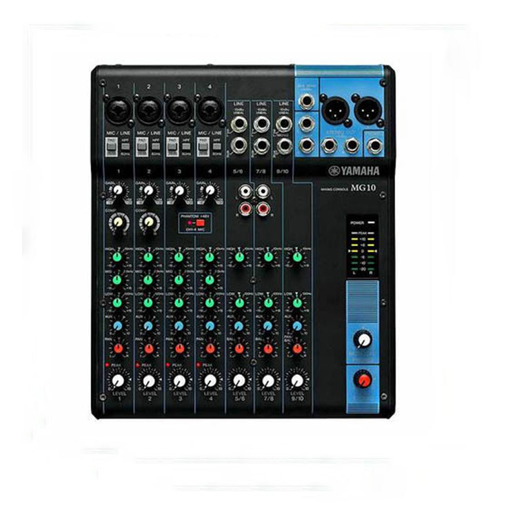 雅马哈 YAMAHA MG10专业10路小型会议舞台演出设备调音台