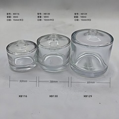 工場卸売スポット円筒形厚底 30ml50ml100ml 透明香水瓶