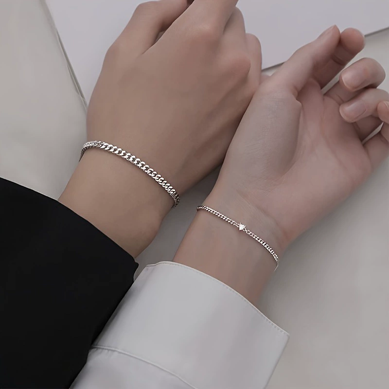 Brand fashionable bracelet for beloved, universal design jewelry, set, European style, high-quality style, trend of season