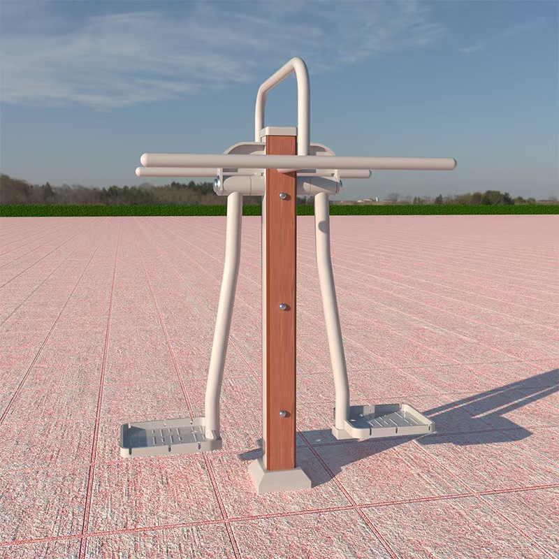 Nuevo estándar nacional al aire libre equipo de acondicionamiento físico de plástico y madera camino de acondicionamiento físico multifuncional integrado equipo de acondicionamiento físico de ancianos equipo de entrenamiento