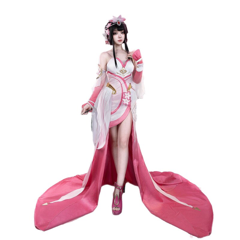 甄姬游园惊梦cos服王者荣耀cosplay二次元游戏动漫服装全套女跨境|undefined