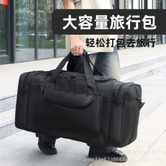超大容量のポータブル長距離旅行バッグ、荷物バッグ、男性と女性の短距離旅行バッグ、学生バッグ、撥水性、ポータブル