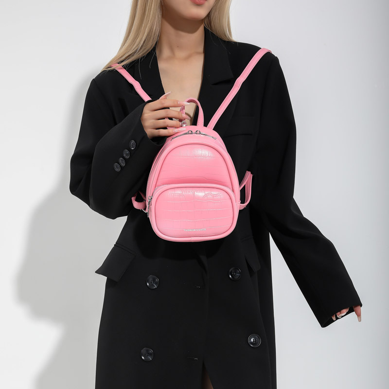 Damen Rucksack Im Retro Steinmuster Für Herbst Und Winter_voghion.com