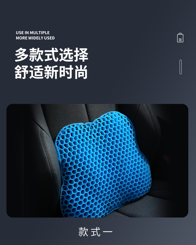 Car lumbar support, breathable cushion for driving, lumbar pad for driver's seat, backrest cushion, car seat lumbar support, car accessory
