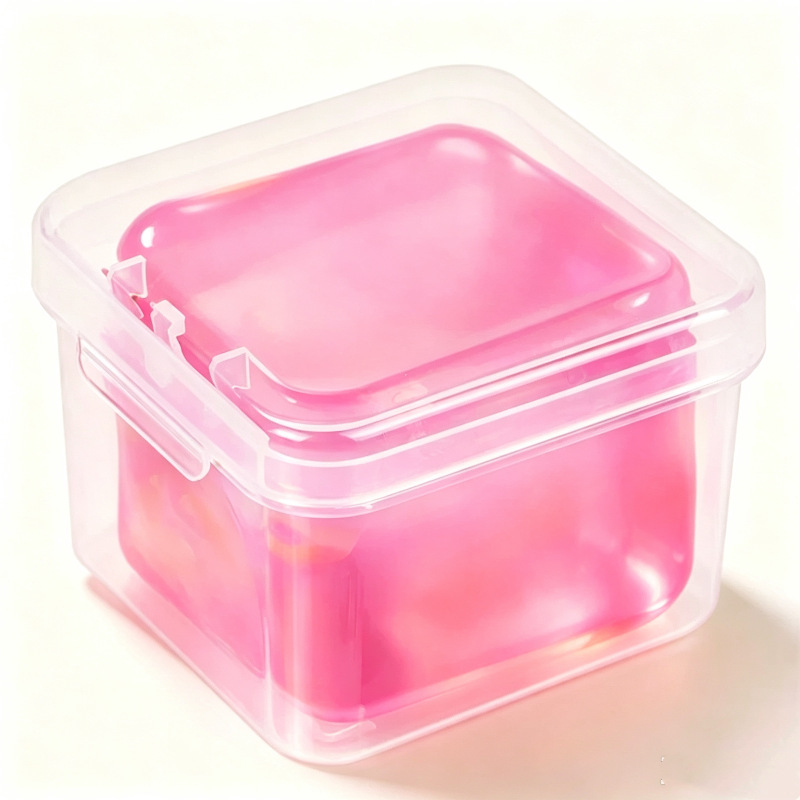 5.5 pink ice cubes [pp plastic box]