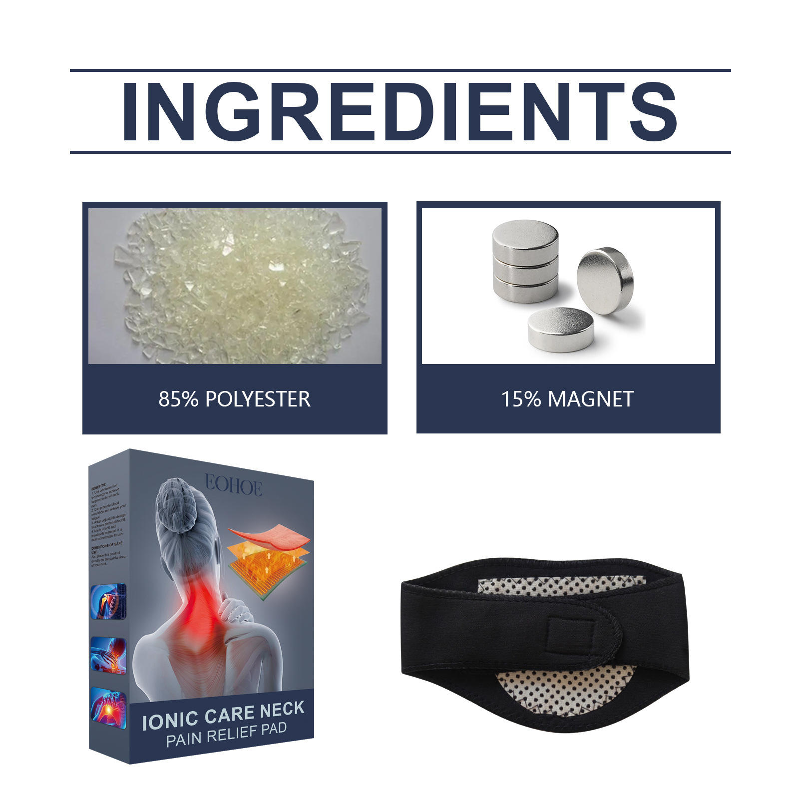 Neck care pad Neck pain relief pad Lumbar shoulder and neck joint discomfort massage pad