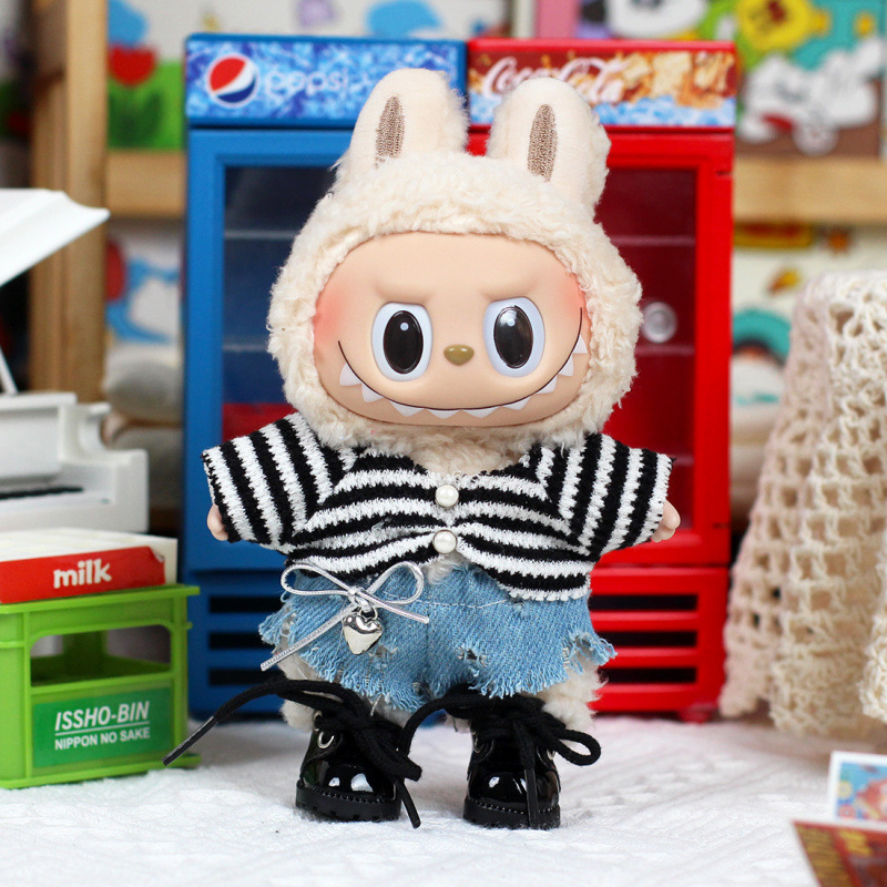 洋服のみ】ラブブベビー服 17cm ラブブ服世代 新作ベビー服コレクション ハートビートマカロン|undefined