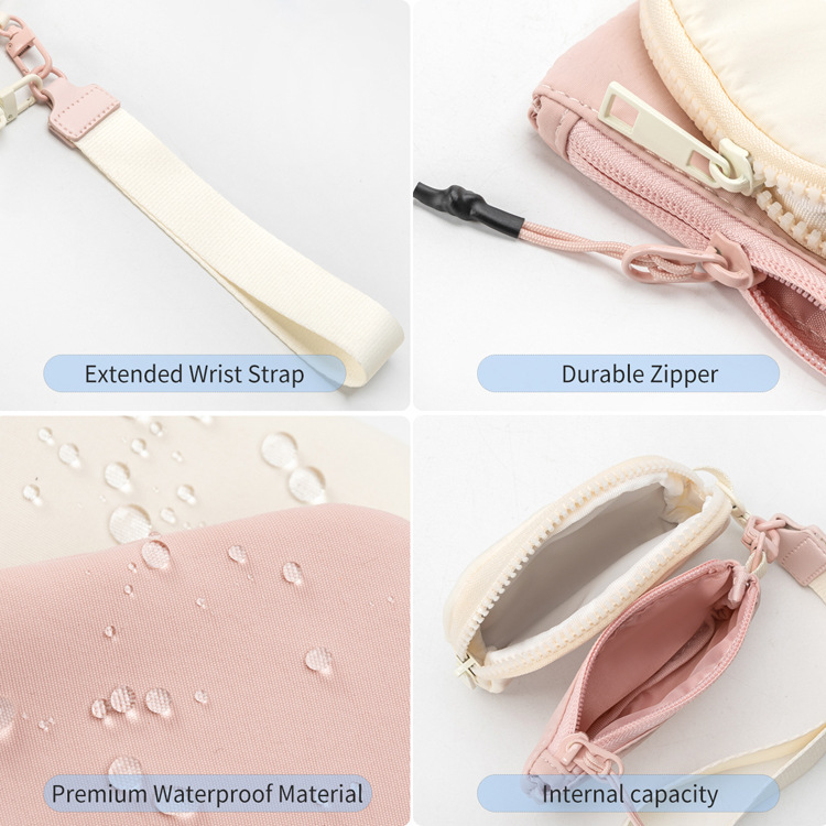 Bolso de muñeca para mujer Spot, bolso portátil Lulu para guardar tarjetas, monedero pequeño para tarjetas bancarias_voghion.com