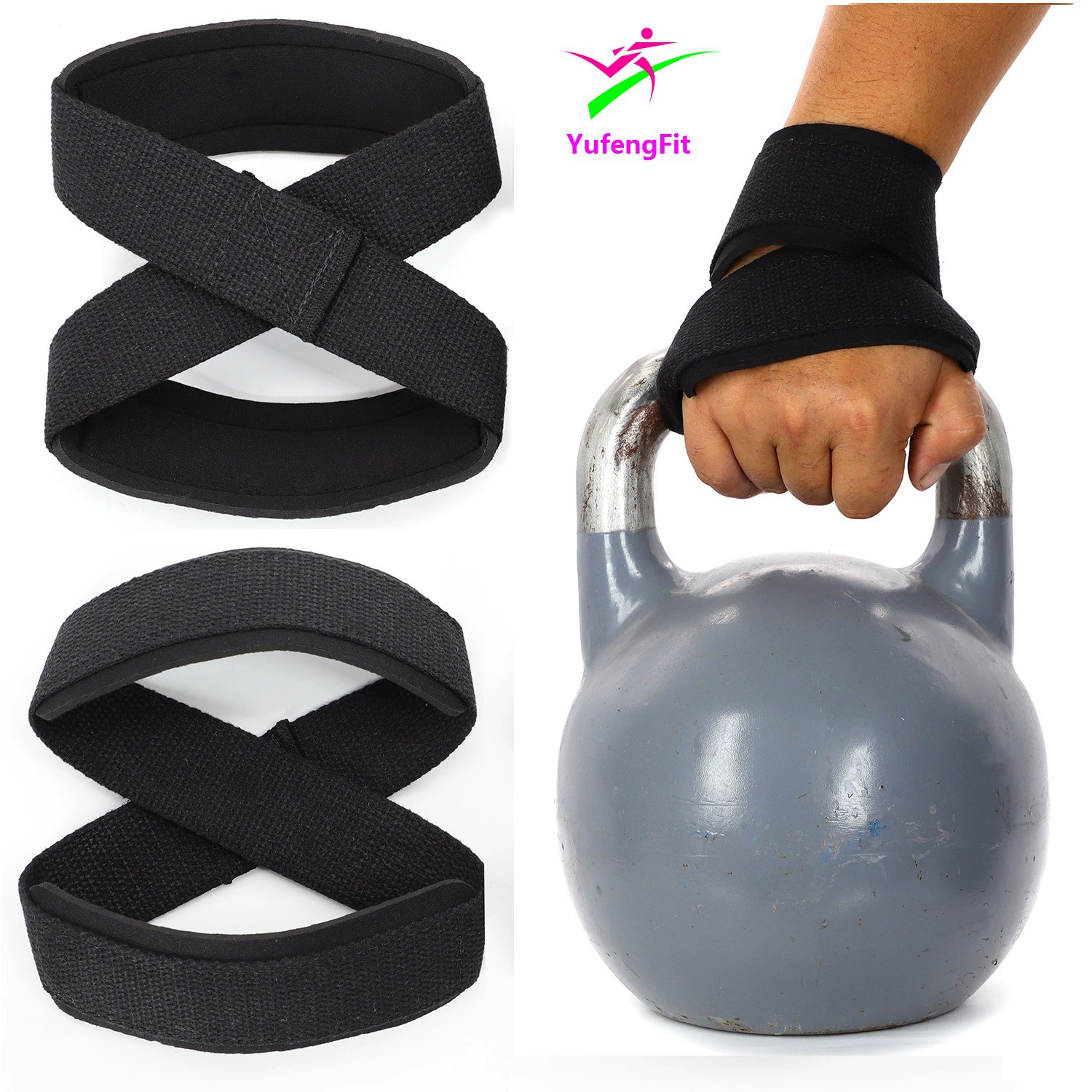 Трансграничный вспомогательный пояс для тяжелой атлетики на запястье Одиночные параллельные брусья Вспомогательный пояс для подтягивания для фитнеса Штанга Нескользящий жесткий браслет