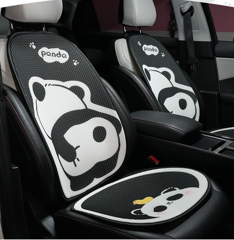 Blue Rain Original Honeycomb Panda Car Seat Cushion Four Seasons Universal Car Seat Cushion Advanced Sense Car Seat Cover