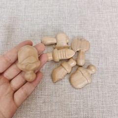 批发桃木剑木雕小号尚方饱剑小李肥刀雕刻可爱胖刀剑斧小配饰把玩
