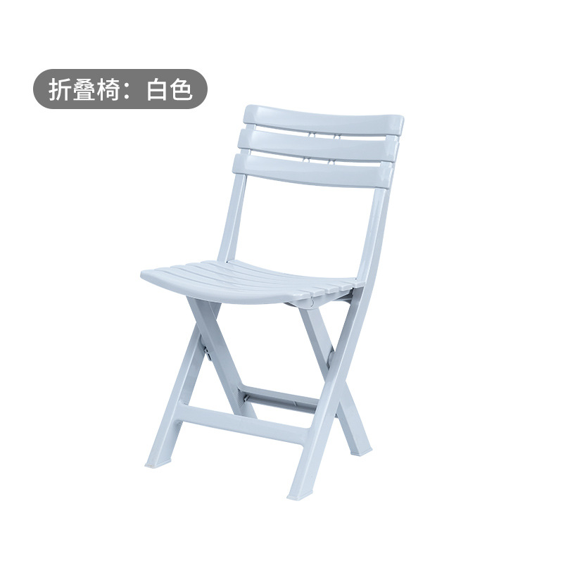 접이식 의자-실버