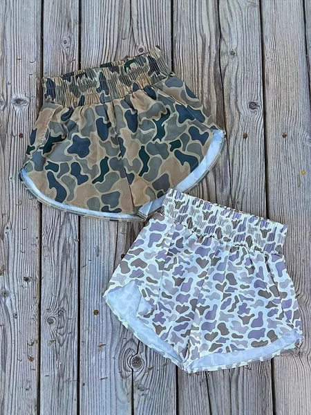 2024 European and American Cross-Border Women's Clothing Independent Station Amazon International Station Shorts Elastic Digital Printing Multi-Color
