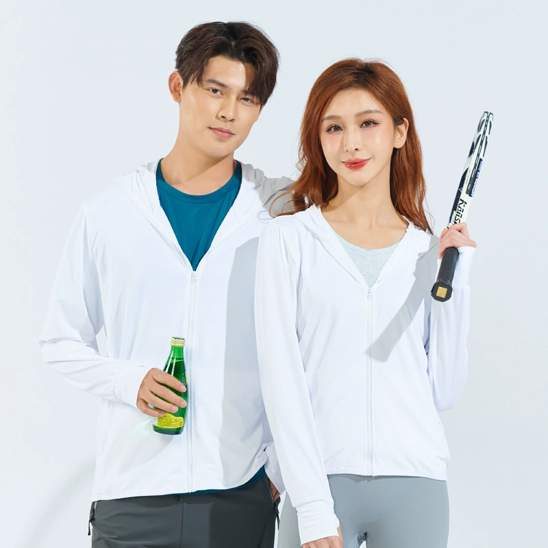 Уличная вязаная Солнцезащитная одежда с капюшоном, мужская и женская летняя Солнцезащитная одежда с защитой от ультрафиолета, дышащая быстросохнущая одежда для кожи