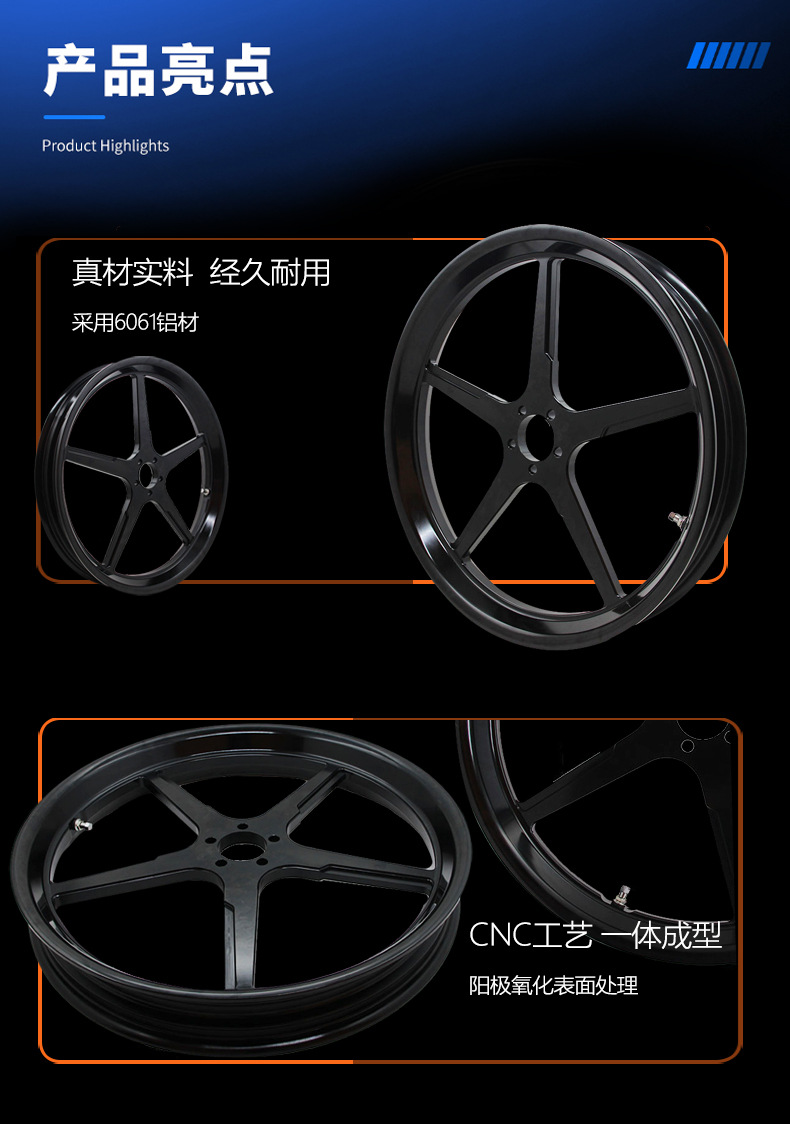 Customized 30inch Harley Motorcycle Modified Aluminum Wheels Suitable for 2008-2025 Dual-Disc Glide Touring Forged Front Wheel Hubs