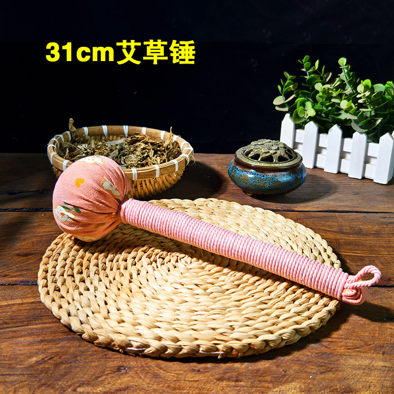 艾草ハンマーDIY素材 健康ハンマー製作 打撃ハンマー 経絡手動マッサージハンマー 艾草ハンマー 教師の日ギフト|undefined