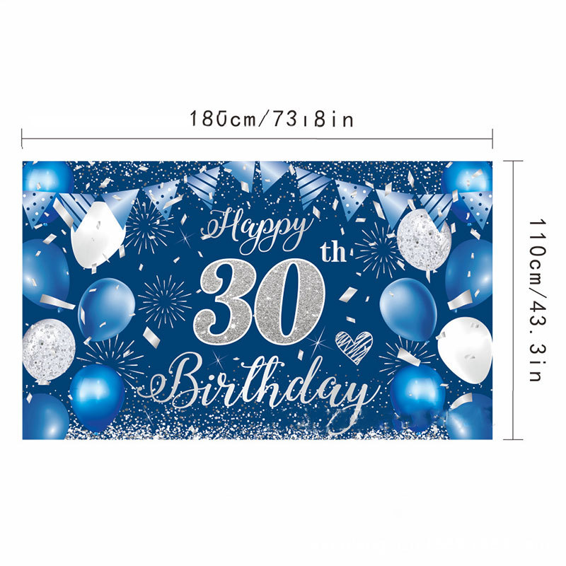 Fondo de fiesta con pancarta de feliz cumpleaños 2025, tela colgante para fotos con tema de cumpleaños, decoración fotográfica.