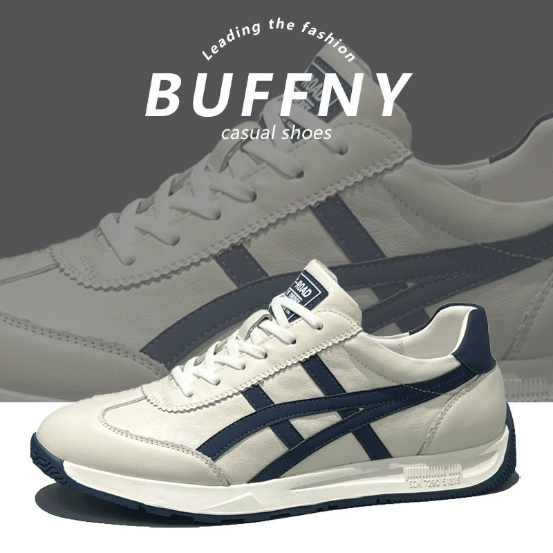 Кожаная классическая обувь Arган корейская тенденция 2024 летняя новая дикая спортивная повседневная мягкая подошва модная обувь для бега