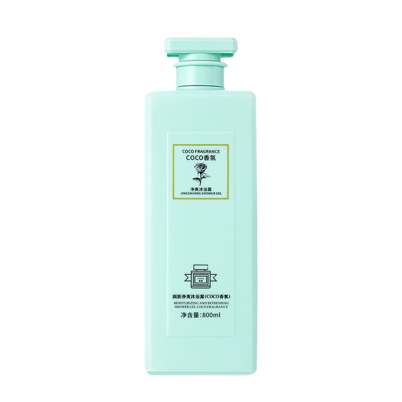 Coco Fragancia Champú Gel de ducha Perfume Perfume Perfume Perfume Control de aceite, esponjoso, antipruriginoso y anticaspa, champú genuino