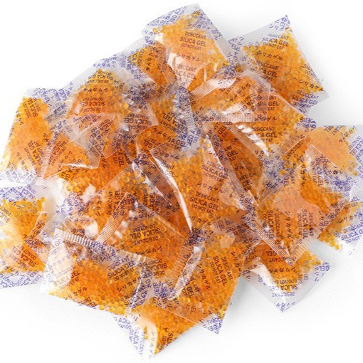 Orange Color-Changing Silica Gel Desiccant for Books, Moisture-Proof, Mildew-Proof Badge, Edible Dehumidifier for Indoor Use