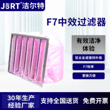 无尘车间除尘通风布袋式过滤器批发定制工业用F7中效空气过滤器