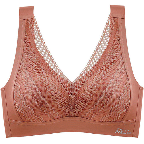 Seamless latex lace small breast push-up underwear women's beautiful back bra sexy no wire bra